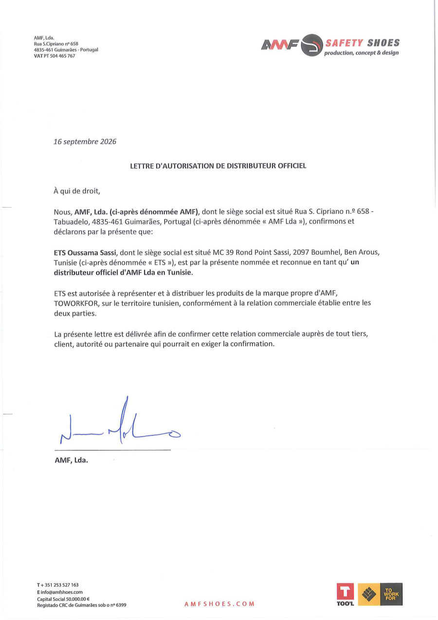 TOWORKFOR · AMF · OS Safety (ETS Oussama Sassi)